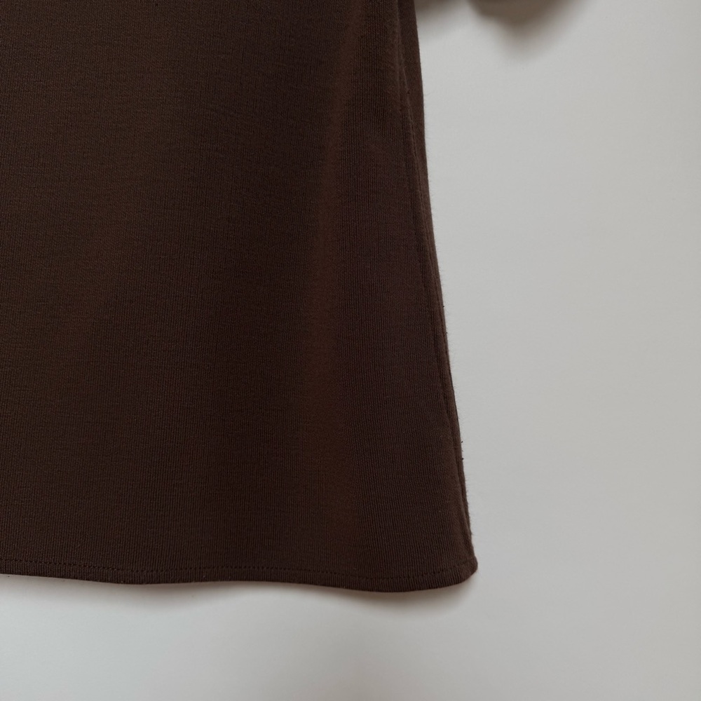 Vintage Reversible Black and Brown Short Sleeve Top - Picture 10 of 10